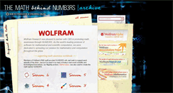Desktop Screenshot of numb3rs.wolfram.com