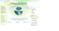 Desktop Screenshot of mathworld.wolfram.com